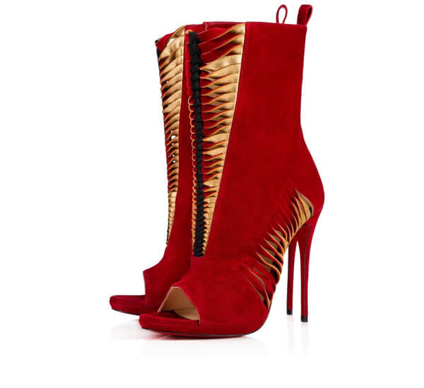 日本未入荷 クリスチャン ルブタンスーパーコピー Christian Louboutin 2016新作 魅惑的なカーマイン Miss Circusブーツ
